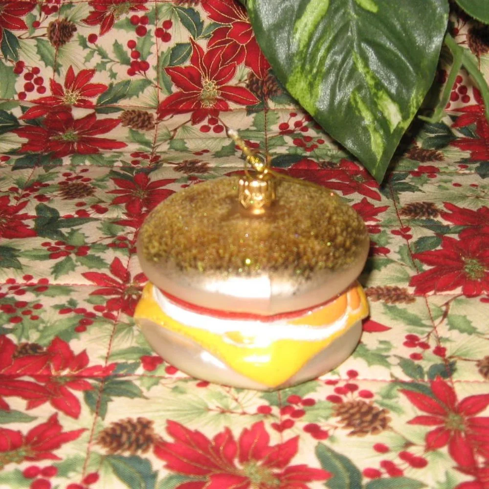 Sur La Table Egg Sandwich Christmas Ornament 2015 NWT